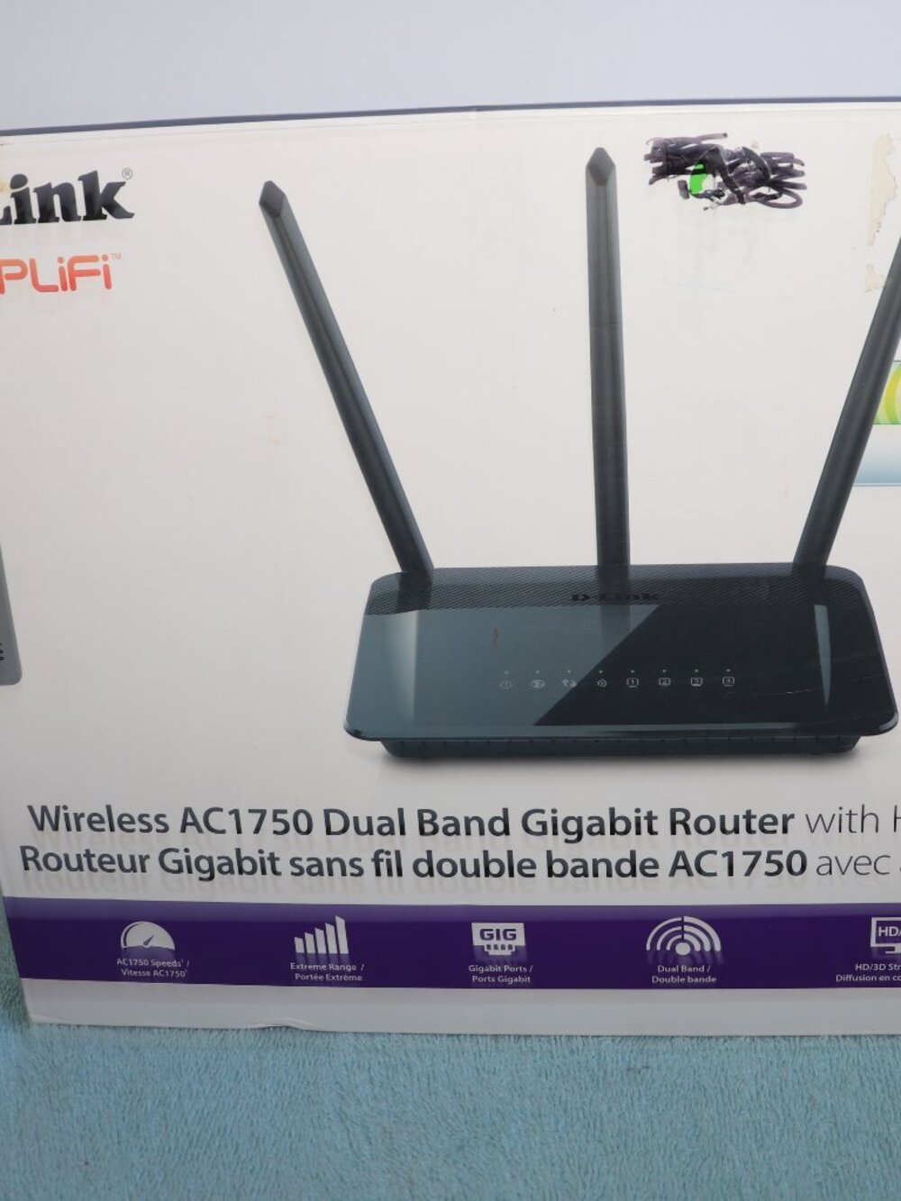 D-Link Smart AC1750 Dual Band GB Wi-Fi Router New Open Box